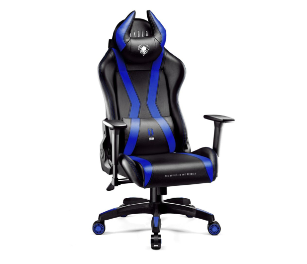 DIABLO Chairs X-Horn 2.0 Normal Size czarno-niebieski - 1208655 - zdjęcie